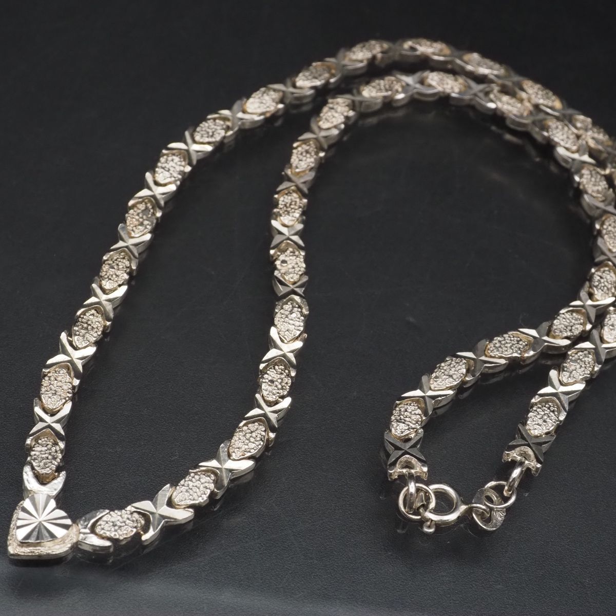 F653 ヴィンテージ 925刻印 ネックレス ブレスレット セット