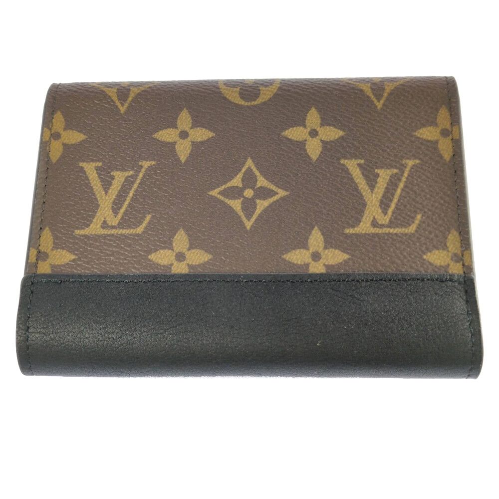 LOUIS VUITTON ルイヴィトン モノグラム・ポルトフォイユパラス・2つ折り財布|M67479|ブラウン×ブラック|翌日配送可 ♀ S レディース 594498