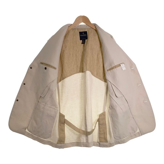 Brooks Brothers 2Bテーラードジャケット リネン100% 37 Brooks Brothers 2Bテーラードジャケット リネン100% 37