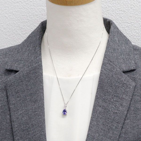 新品 Pt950/ Pt850 ダイヤモンド ペンダントネックレス 0.901ct VLY  