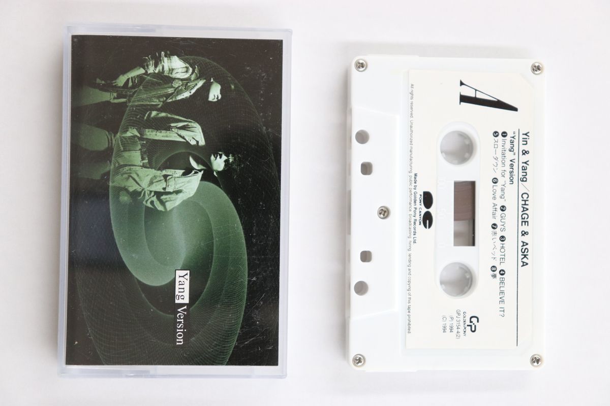 CHAGE&ASKA CD+DVD+カセットテープ 香Cassette CHAGE and ASKA Yin&Yang (Yang Discのみ) GPJ31544