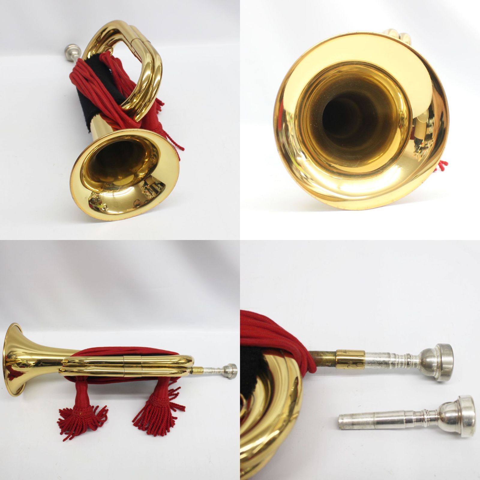 ★美品★ 信号ラッパ 三ツ巻タイプ 自衛隊　消防　楽器 信号ラッパ （三ツ巻）YAMATO EAGLE ヤマトイーグル 自衛隊