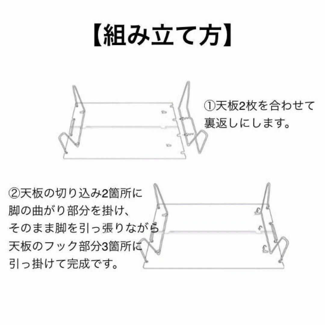 ミニテーブル　ソロテーブル　組み立て式テーブル　 軽量　キャンプ　登山　シルバー