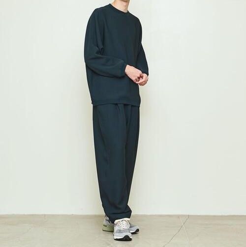 UNITED ARROWS & SONS by DAISUKE OBANA ユナイテッドアローズ アンド サンズ 尾花大輔 22SS 日本製 1P  WIDE PANTS 1プリーツワイドパンツ 5514-299-0672 M ダークグリーン イージー ボトムス - メルカリ