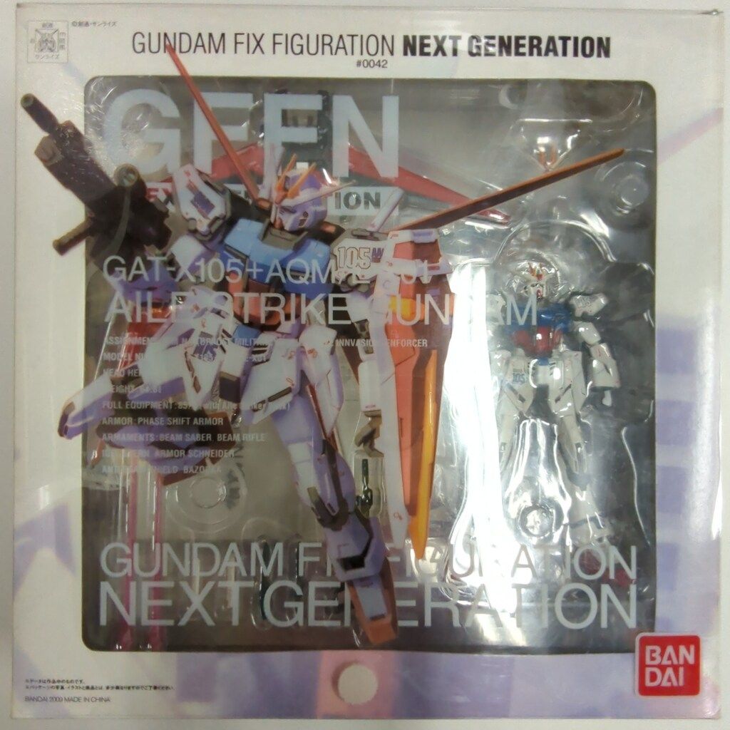 バンダイ GFFN 機動戦士ガンダムSEED GAT-X105+AGM/E-X01 エールストライクガンダム #0042