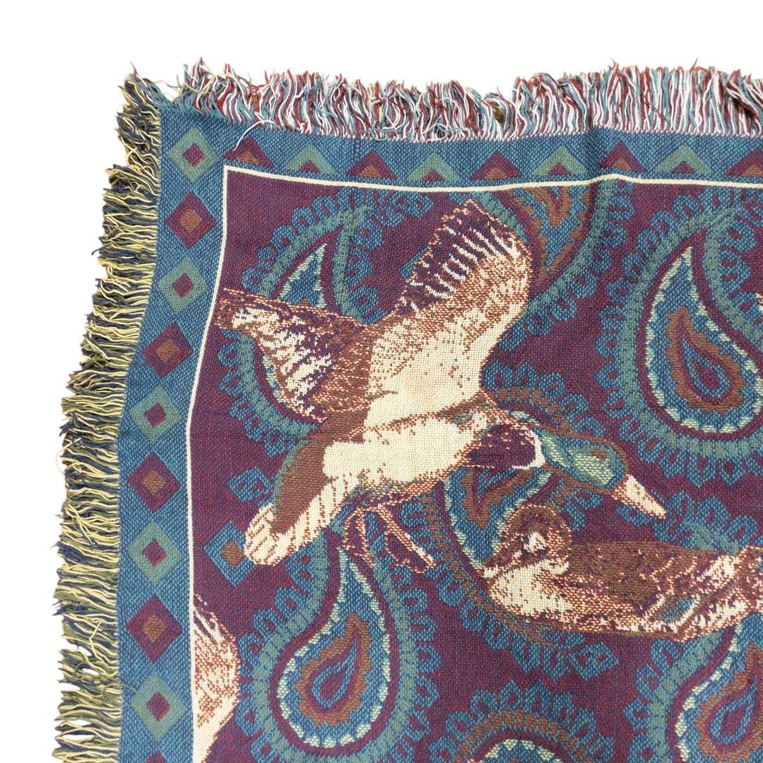 アウトレット vintageラグ カーペット カモ ペイズリー柄 718 vintage