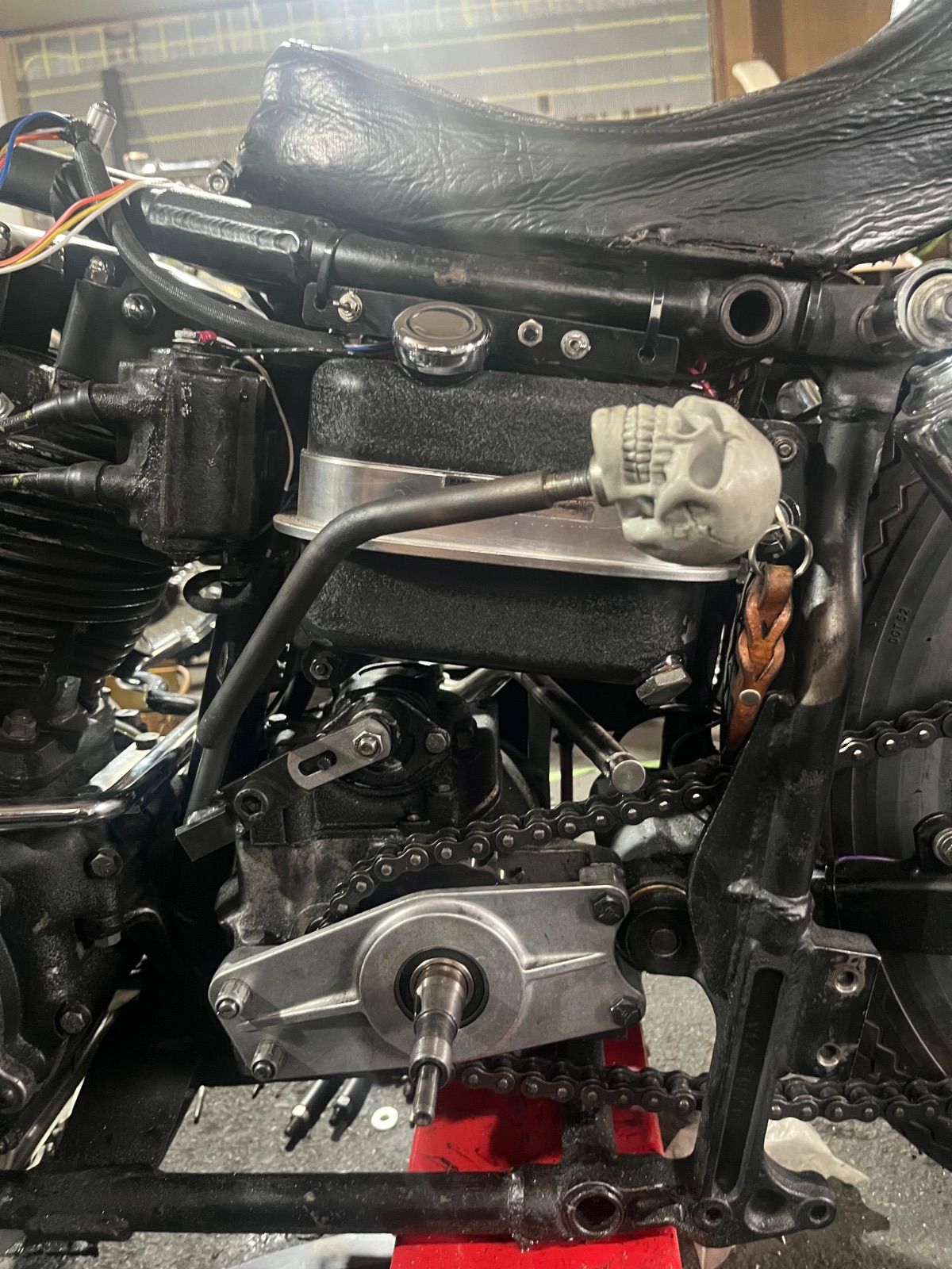 ジョッキーシフトレバー ロータリートップT|M用 ショベル 79y-84y