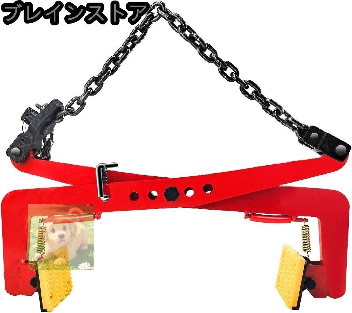 高品質 工事用材料 建築用石材吊りクランプ 最大開口幅120-360mm 最大荷重325kg 運搬 敷設 墓石 造園石