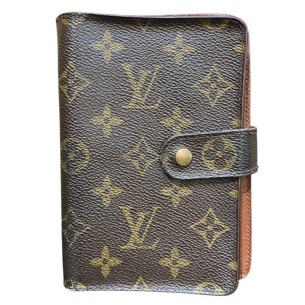 ルイヴィトン Louis Vuitton モノグラム ポルトパピエジップ M61207 2つ折り財布 レディース