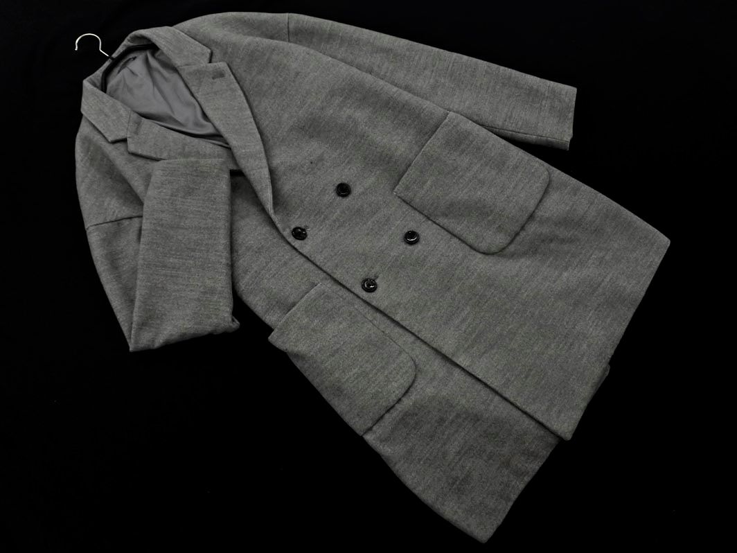JUNRed ジュンレッド ダブルボタン コート sizeM/グレー  メンズ