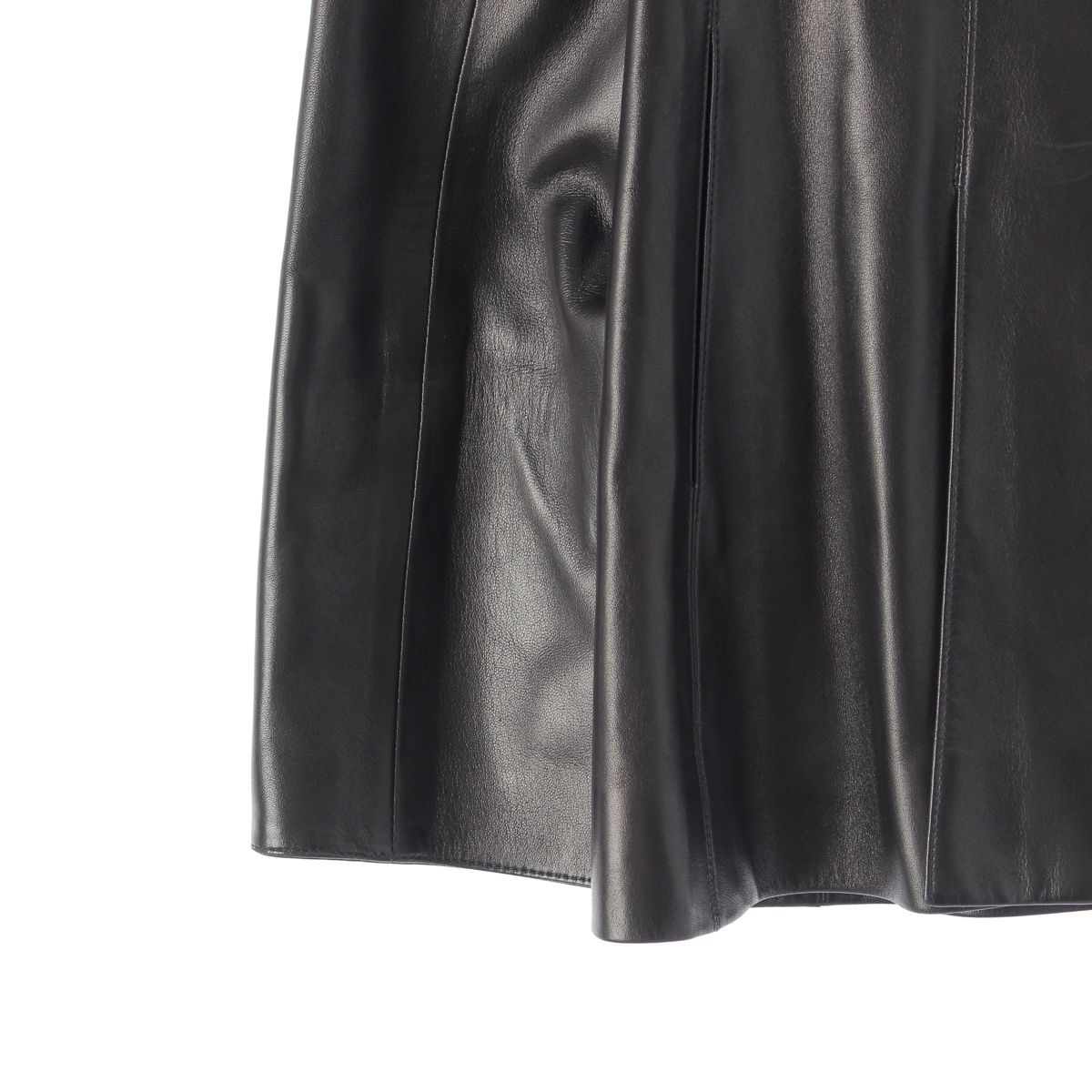 シャネル 98A ラムスキン レザー ダブルブレスト テーラードジャケット