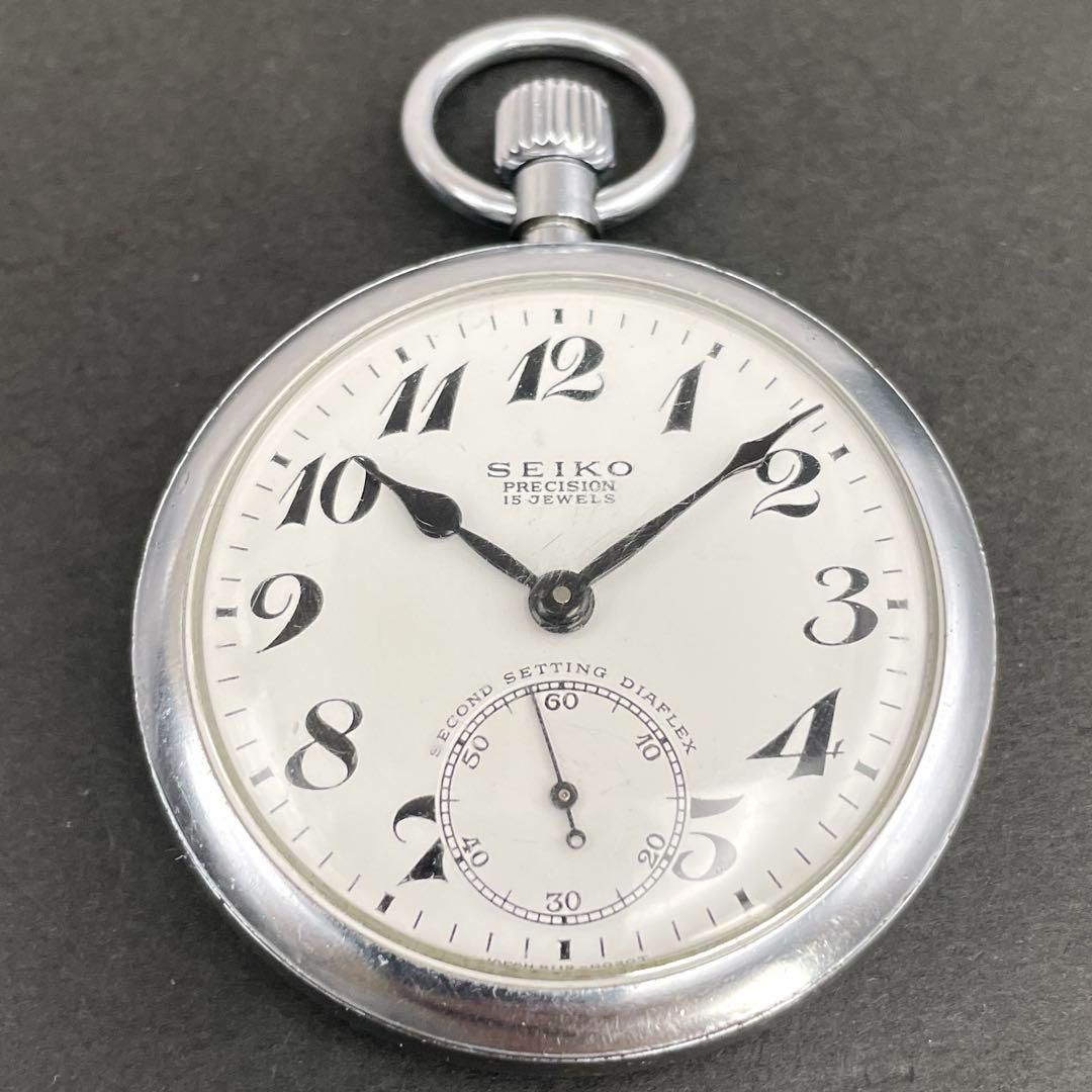 稼働 SEIKO PRECISION 手巻き スモールセコンド 国鉄 鉄道時計 希少】SEIKOSHA 精工舎 セイコー PRECISION プレシジョン 国鉄