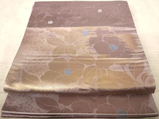 平和屋着物◎六通柄袋帯 椿 正絹 逸品 AAAY0785dt - メルカリ