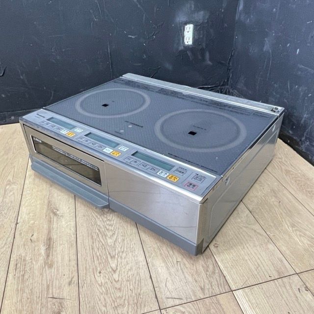IHクッキングヒーターPanasonic KZ-KM22D シルバー パナソニック 2口 単相200V 据え置き型 IHクッキングヒーターPanasonic KZ-KM22D シルバー パナソニック 2口