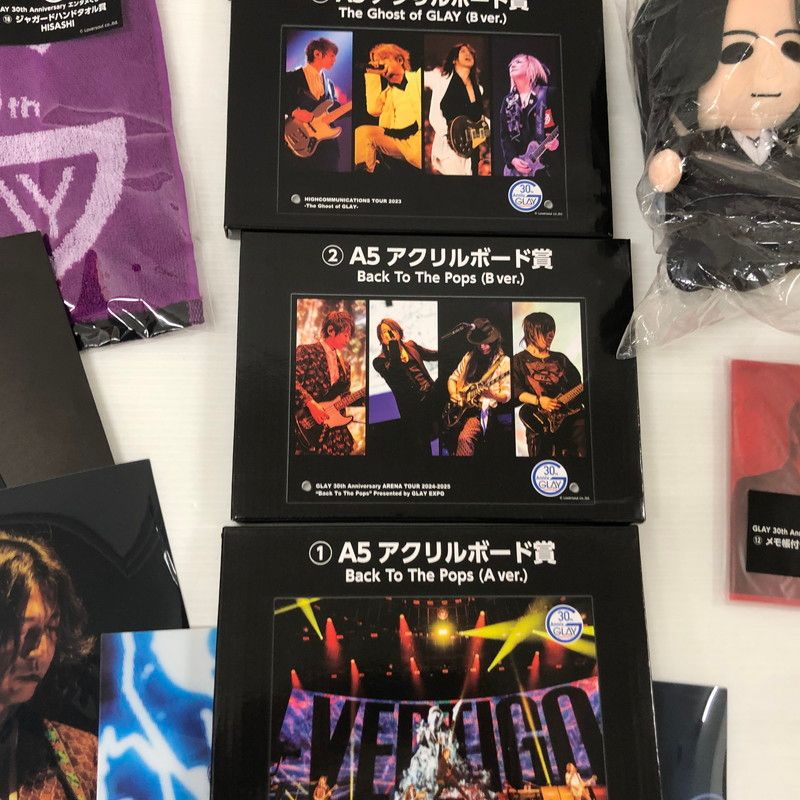 中古品】 GLAY 30th エンタメくじ まとめ売り 【087-250718-NS