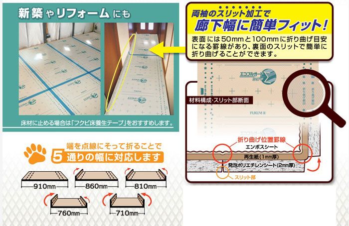 床養生シート 床
