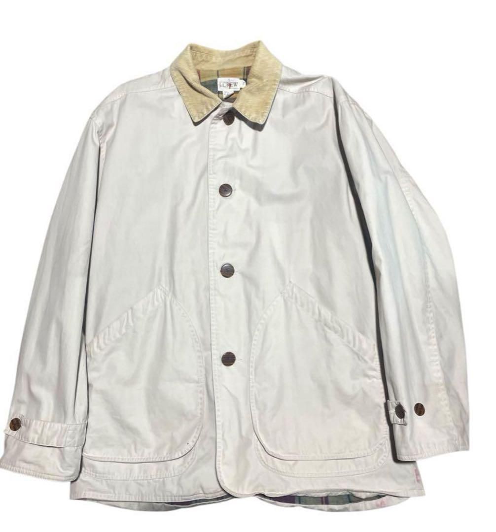 90's J.CREW ハンティングジャケット M薄手 巨人タグ - メルカリ