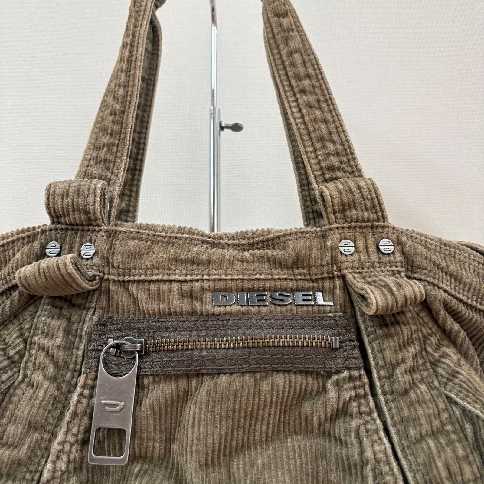 バッグ Archive Y2k Diesel Corduroy Bag Black Y2K Archive 00s Diesel 2way Shoulder Bag メンズ ✙˖y2k archive