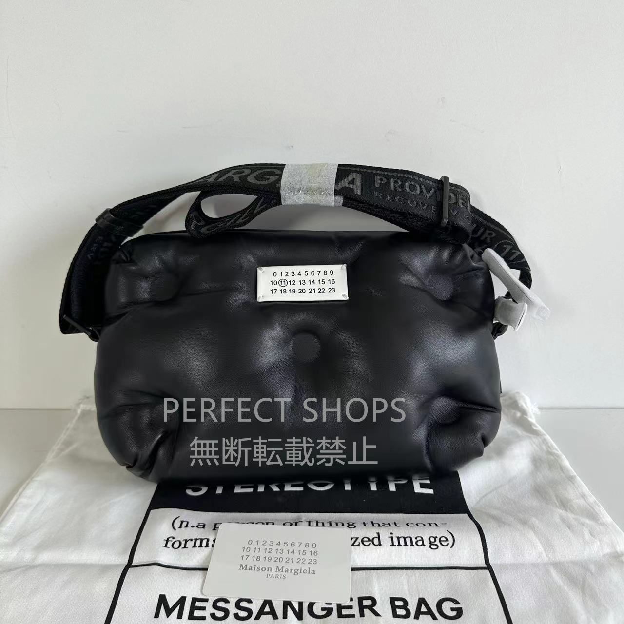 新品未使用☆ Maison Margiela Glam Slam メゾンマルジェラ グラムスラム ショルダーバッグ ブラック 男女兼用 - メルカリ