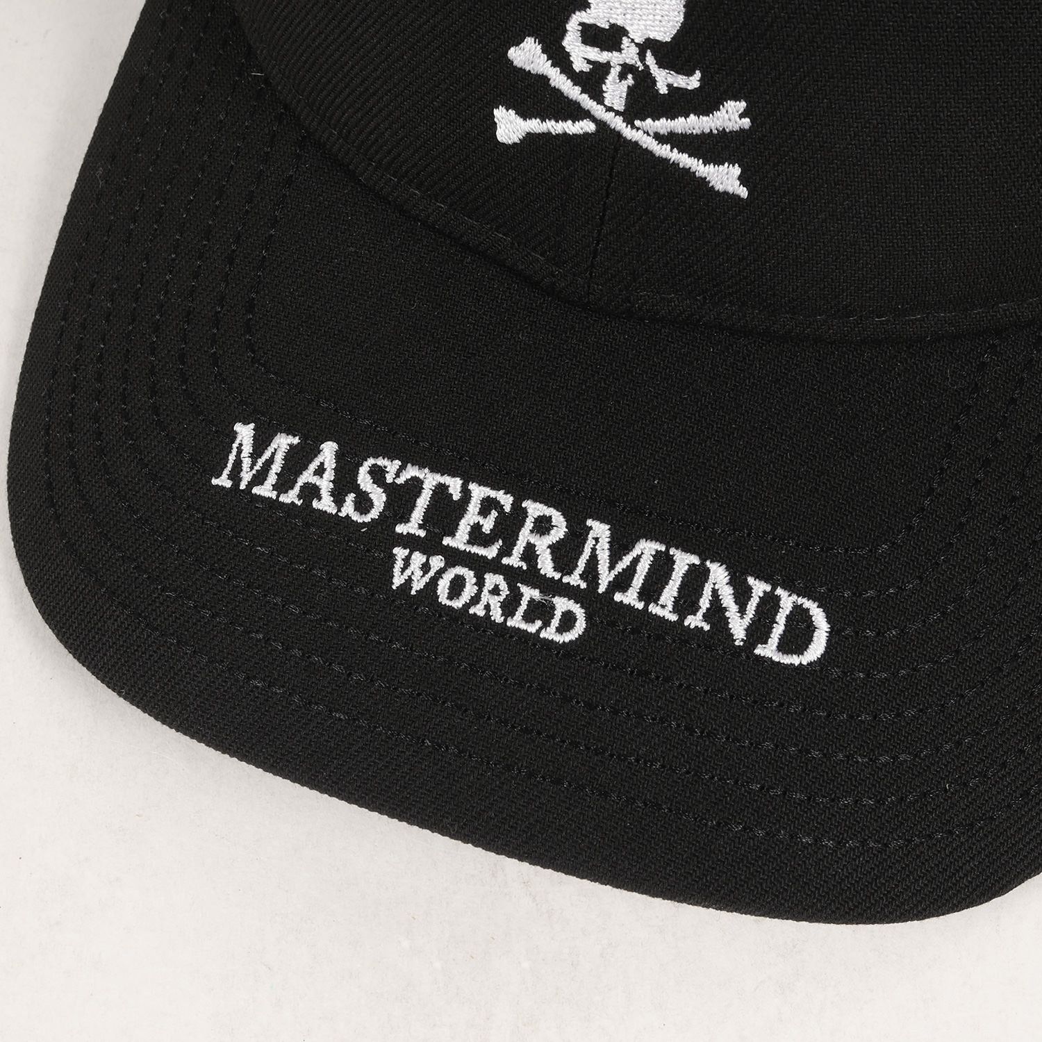 マスターマインドジャパン　カシミアベースボール風キャップ　mastermind マスターマインドジャパン カシミアベースボール風キャップ