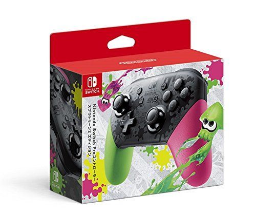 単品 【任天堂純正品】Nintendo Switch Proコントローラー スプラ 