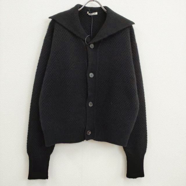 AURALEE 新品 BABY CASHMERE KNIT CARDIGAN A23AC01BC 定価88000円 3 カシミヤ カーディガン  23AW ブラック メンズ オーラリー【中古】4-0814T♪ - メルカリ