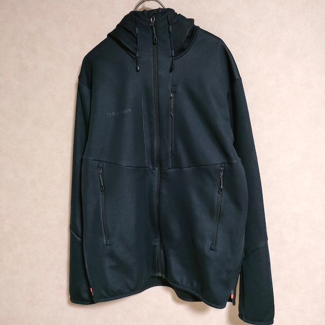 Mammut Ultimate VI SO Hooded Jacket AF アルティメット ソフトシェル フーテッド ジャケット 1011-01400 パーカー ブラック メンズ マムート【中古】4-0712M△