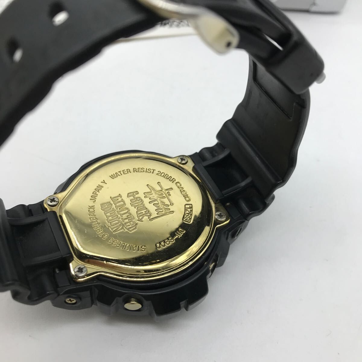 CASIO G-SHOCK × STUSSY 25th DW-6900 1289 Gショック ステューシー コラボ 25周年 記念モデル 腕時計  動作品 箱付き 使用感