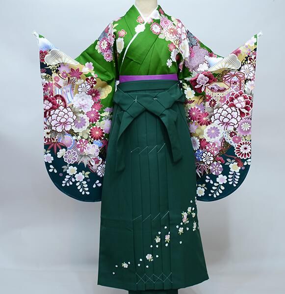 二尺袖 着物 袴フルセット ジュニア用へ直し 135cm～150cm From KYOTO 