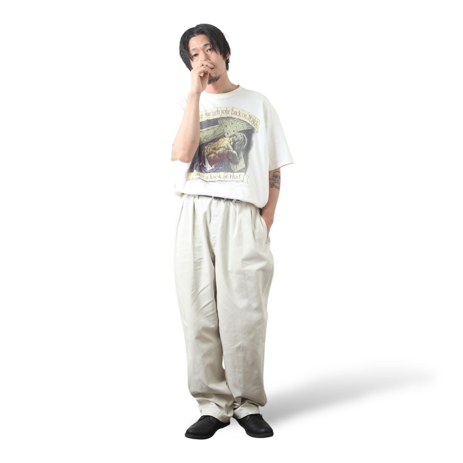 古着 90s ポロ ラルフローレン ポロチノ アンドリュー パンツ