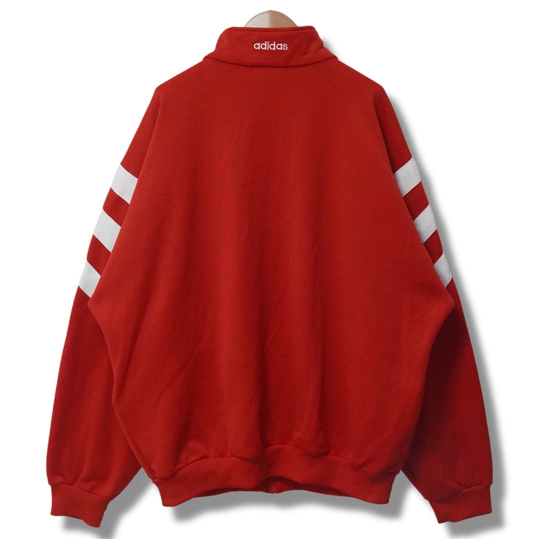 アディダス adidas トラックジャケット XL レッド 00s