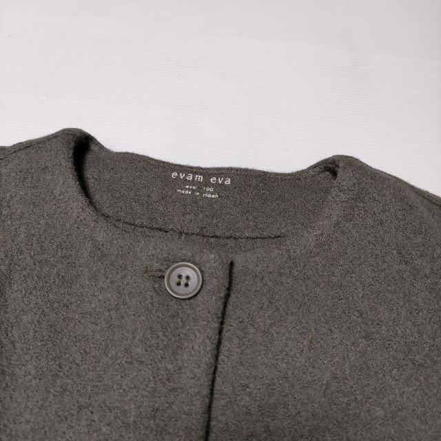 evam eva press wool coat 定価41800円 E183K062 プレスウール コート  