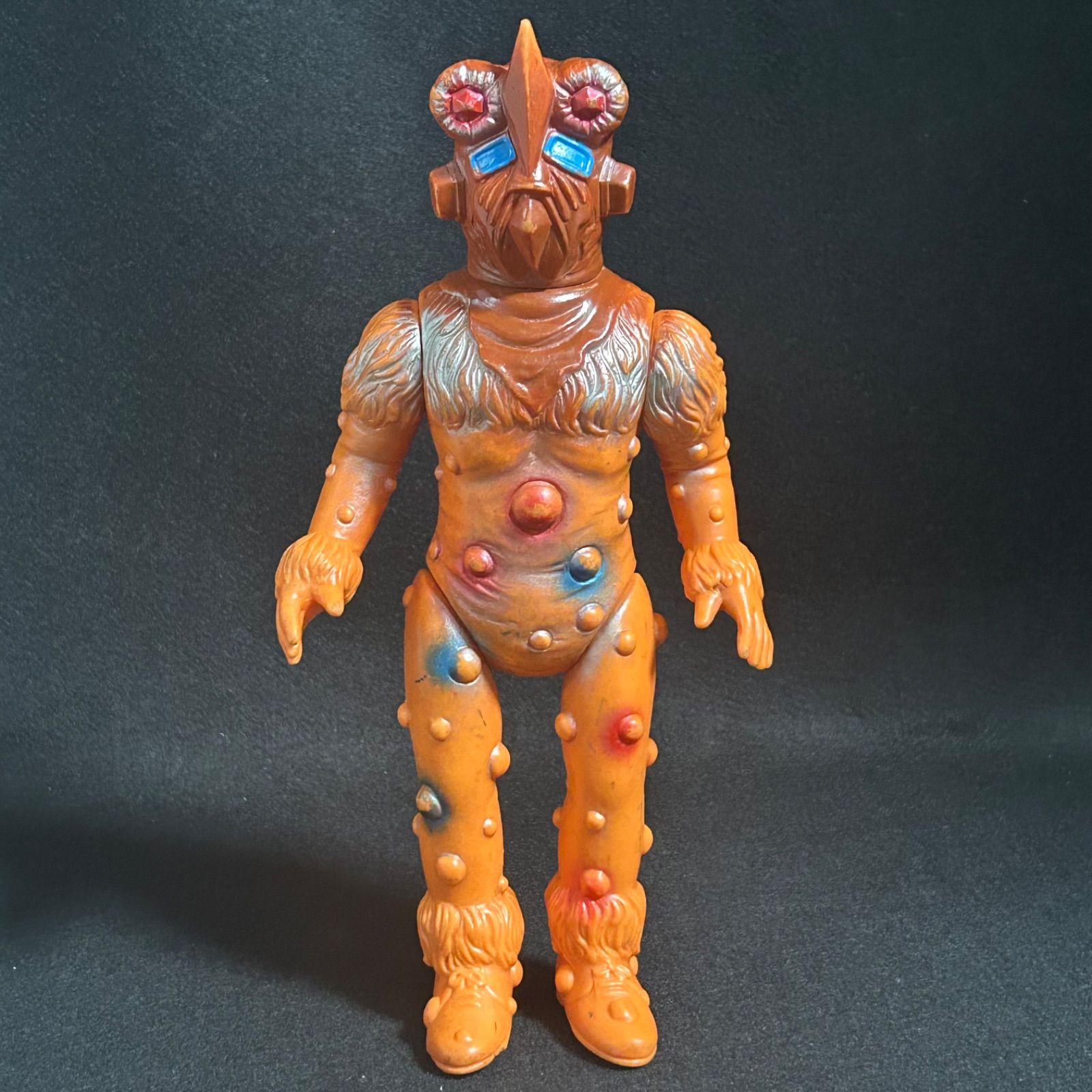 理想的な ナックル星人 ソフビ 特撮 ウルトラマンシリーズ 怪獣 ブルマァク 円谷 昭和 レトロ スタンダードサイズ 【有名な】