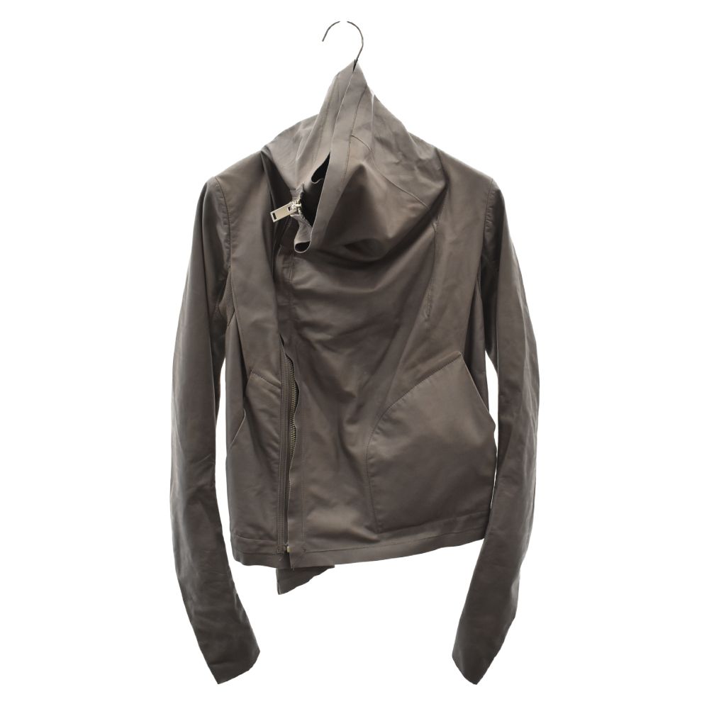 リックオウエンス ハイネックレザージャケット rick owens