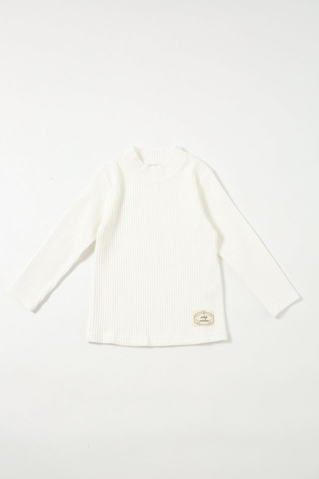 - Cream オトナ | Whipped （ホワイト） シンプルに差がつく裾変形Tシャツ OTONA -靴 新品子供服90 Tシャツ cream&frasl;プチハイリブプリーツT whip カットソー DHOLIC バック