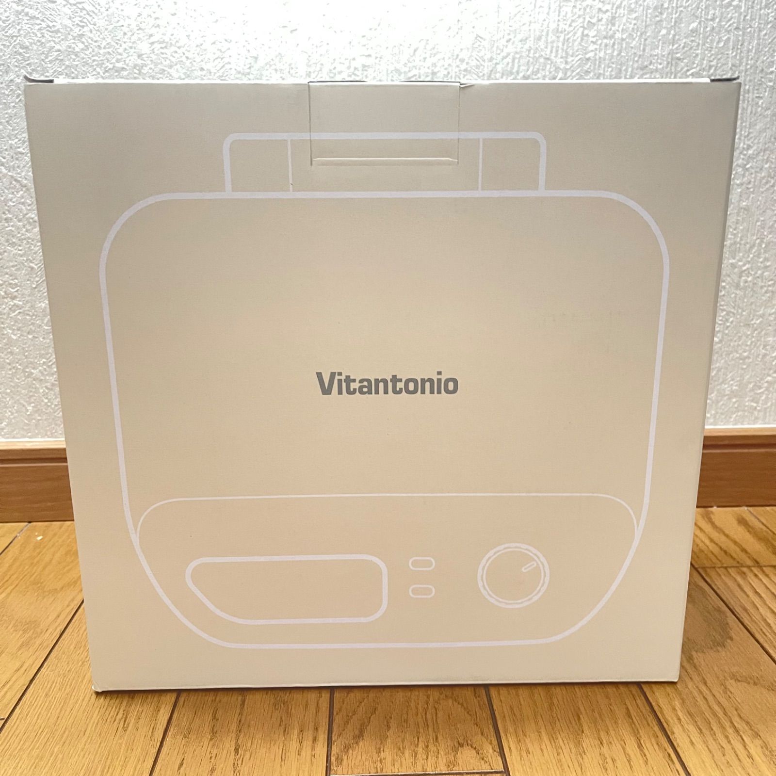 Vitantonio  (ビタントニオ)  VWH-50-I(アイボリー)  ワッフル&ホットサンドベーカー 2種類のプレート900W