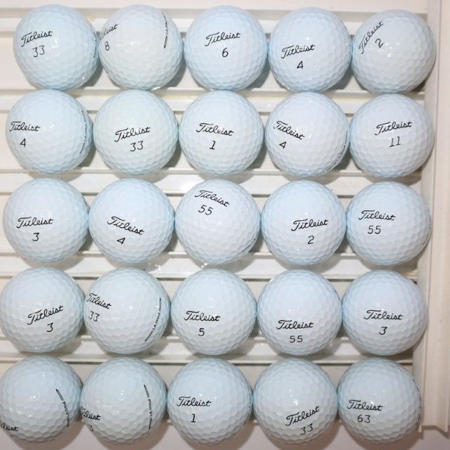 【人気通販】 Aランク 25個 モデル プロV1 ホワイト タイトリスト ロストボール prov1