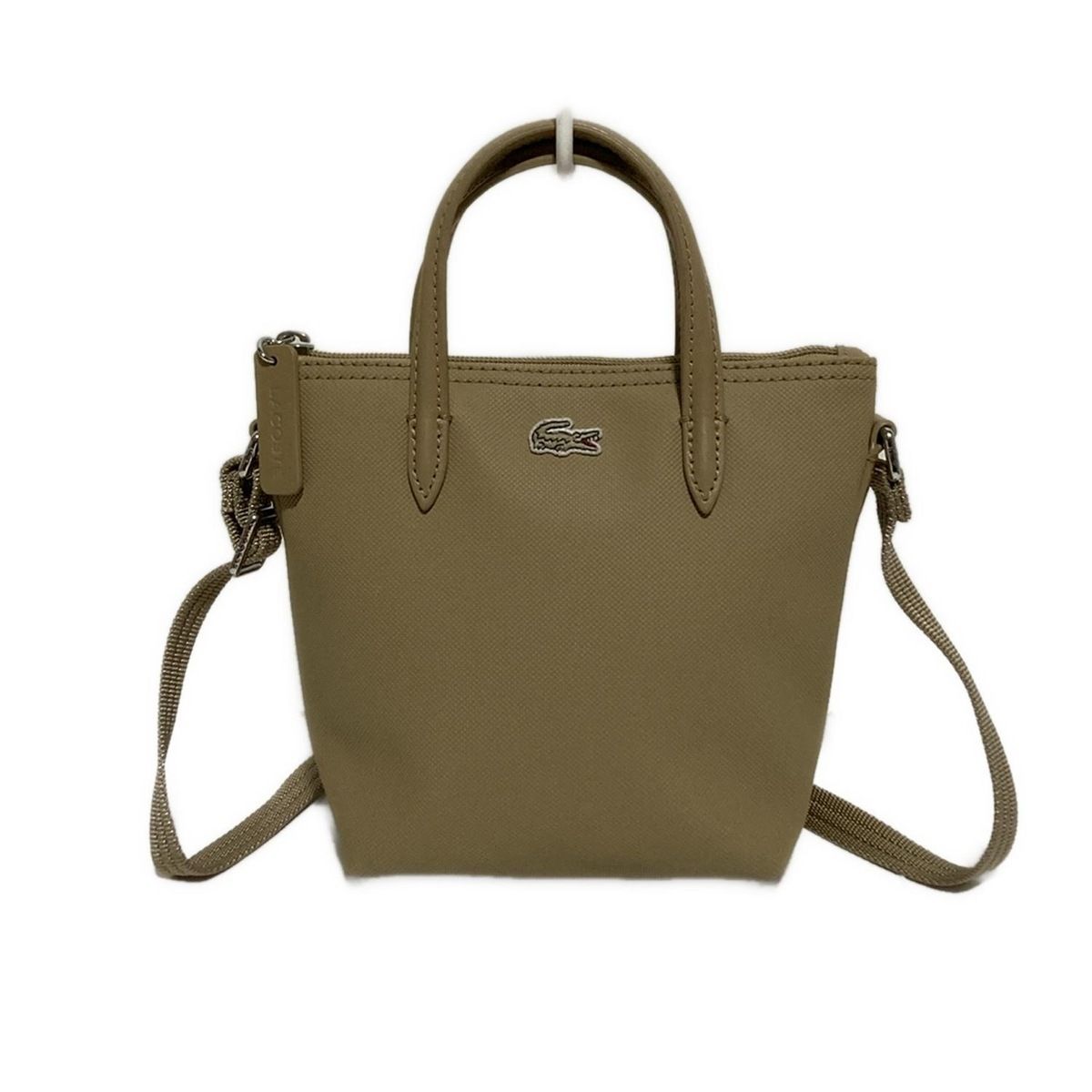 Lacoste ラコステ トートバッグ L.12.12 CONCEPT 2WAYミニトート ベージュ 2way