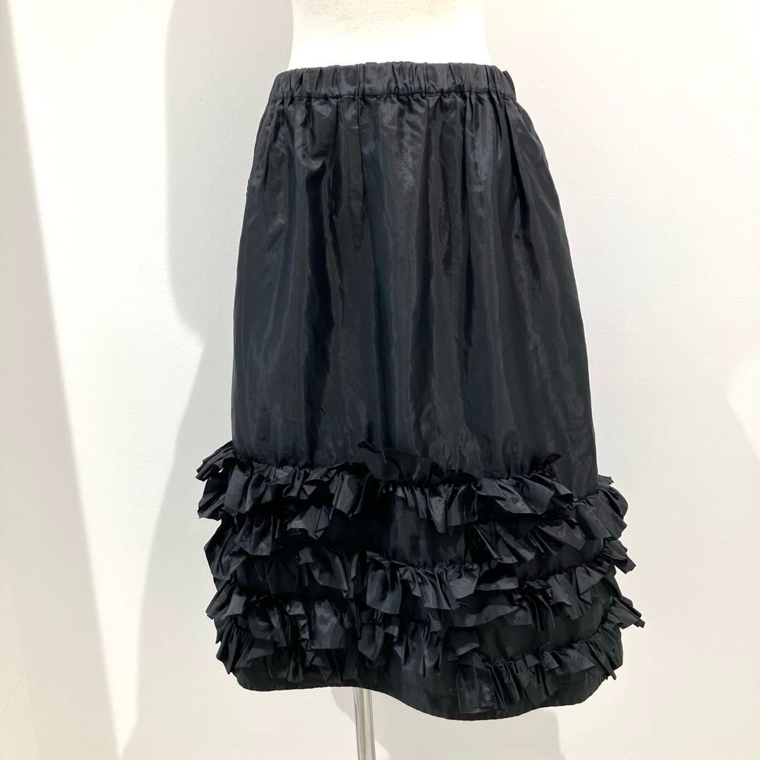 Comme des Garçons 黒 コムデギャルソン　フリルスカート S Comme des Garçons 黒 コムデギャルソンフリルスカート S