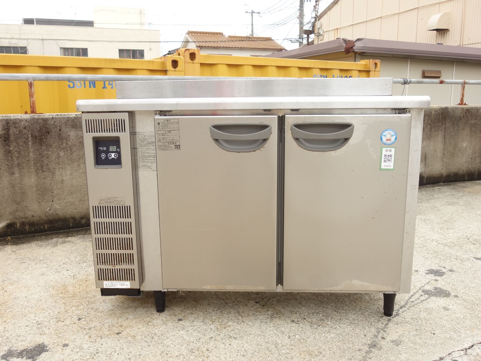 中古】M▽フクシマ 業務用 台下冷凍庫 コールドテーブル 170L 2面扉 