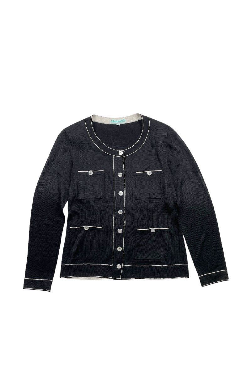 Made in ITALY idascratch silk cardigan イダスクラッチ シルク 
