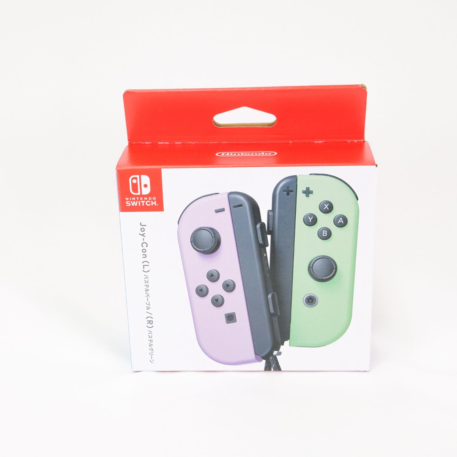 Joy-Con(L) パステルパープル/(R) パステルグリーン ジョイコン 純正品