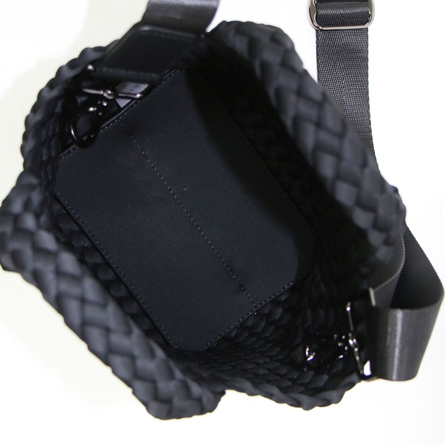 美品】NAGHEDI ナゲディ バッグ ブラック 黒 / メッシュ