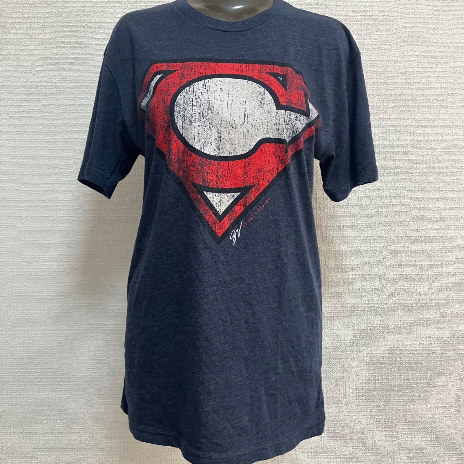 激レア！Cleveland Superman Tシャツ Sサイズ アメコミ 古着 GV ART 