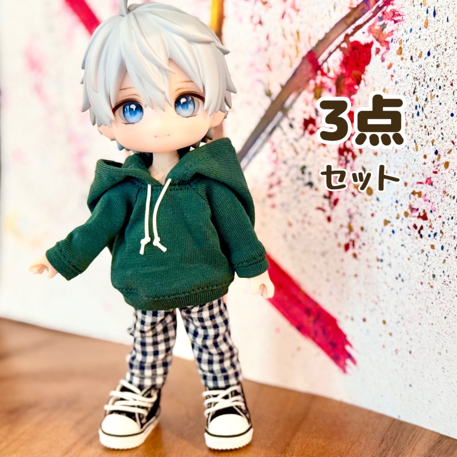ねんどろいどどーる オビツ11 着用可能 服 靴 男の子 パーカー