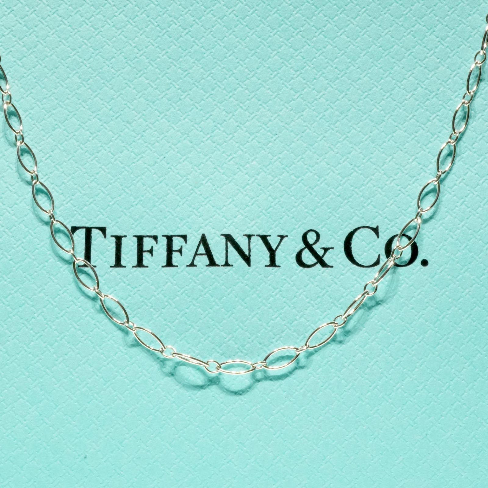 極美品】 ティファニー ツイストリボン ネックレス コンビ A454