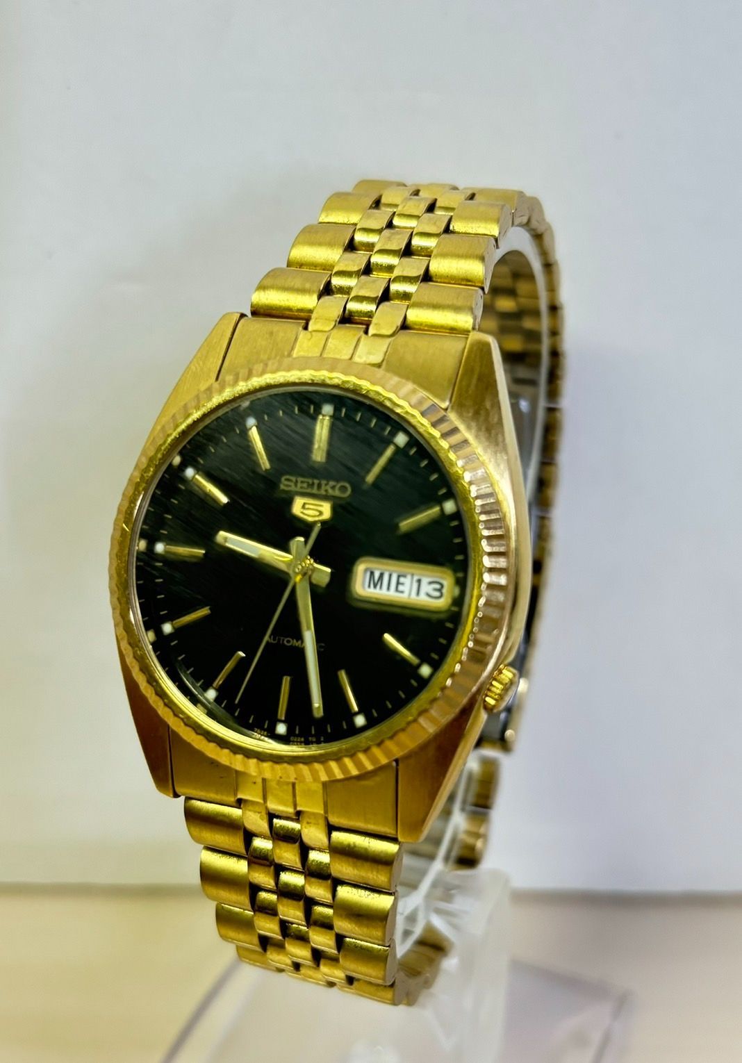 SEIKO 5 セイコーファイブ 自動巻 7S26-0500 黒文字盤 腕時計