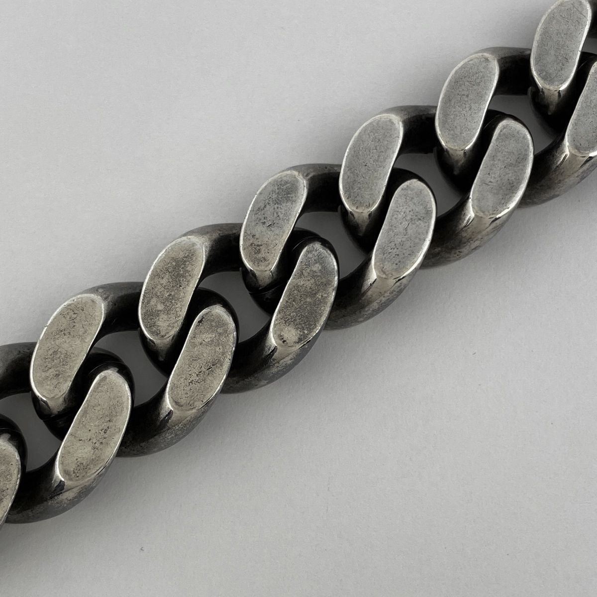 サンローラン SAINT LAURENT ロゴ チェーン ブレスレット シルバー  