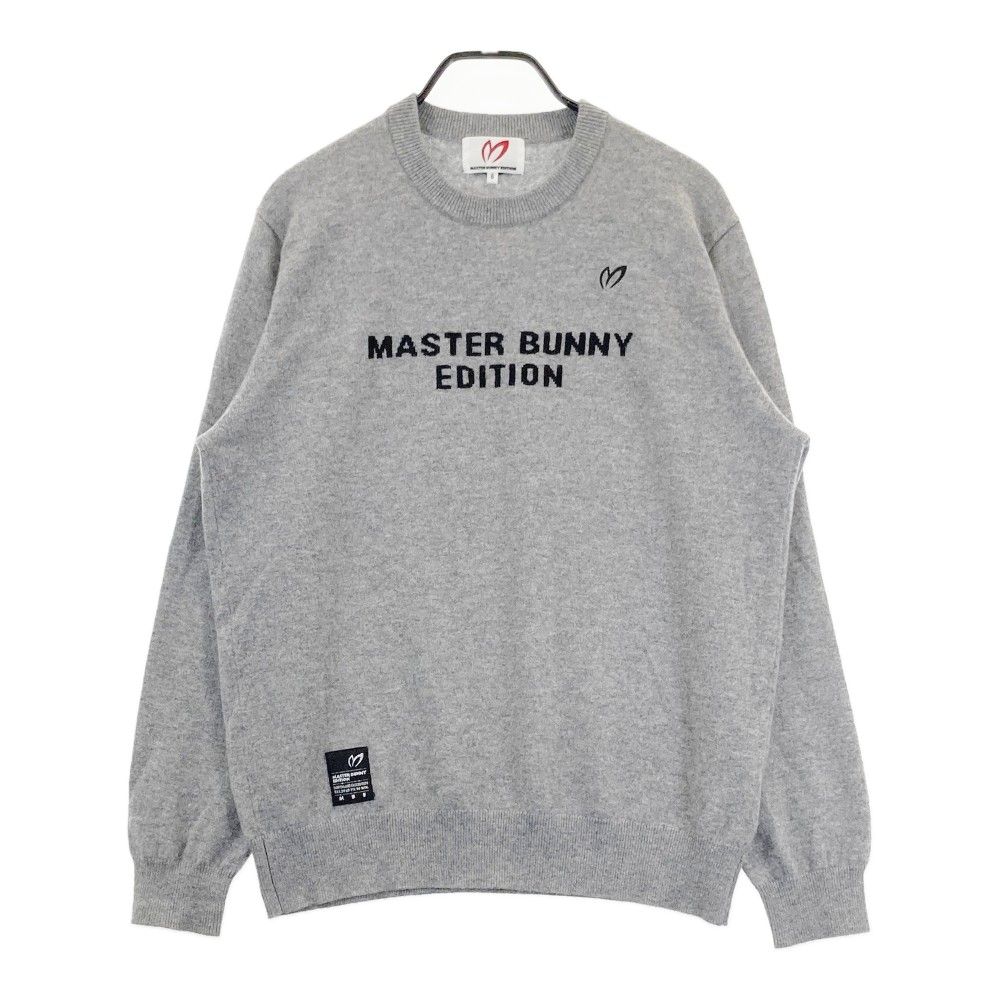 サイズ 6 MASTER BUNNY EDITION マスターバニーエディション ニット セーター カシミヤ グレー系 240101427032 ゴルフウェア メンズ ストスト