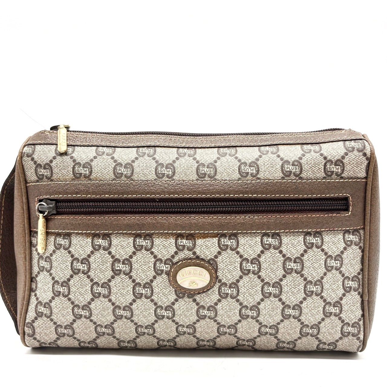 ✨良品✨ GUCCI グッチ クラッチバッグ ポーチ GG柄 PVC レザー